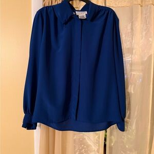Rena Rowan Deep Blue Blouse
